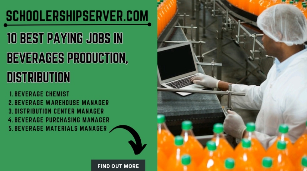 10 Best Paying Jobs In Beverages Production/Distribution