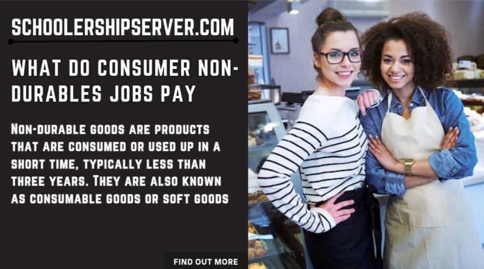What Do Consumer Non-durables Jobs Pay