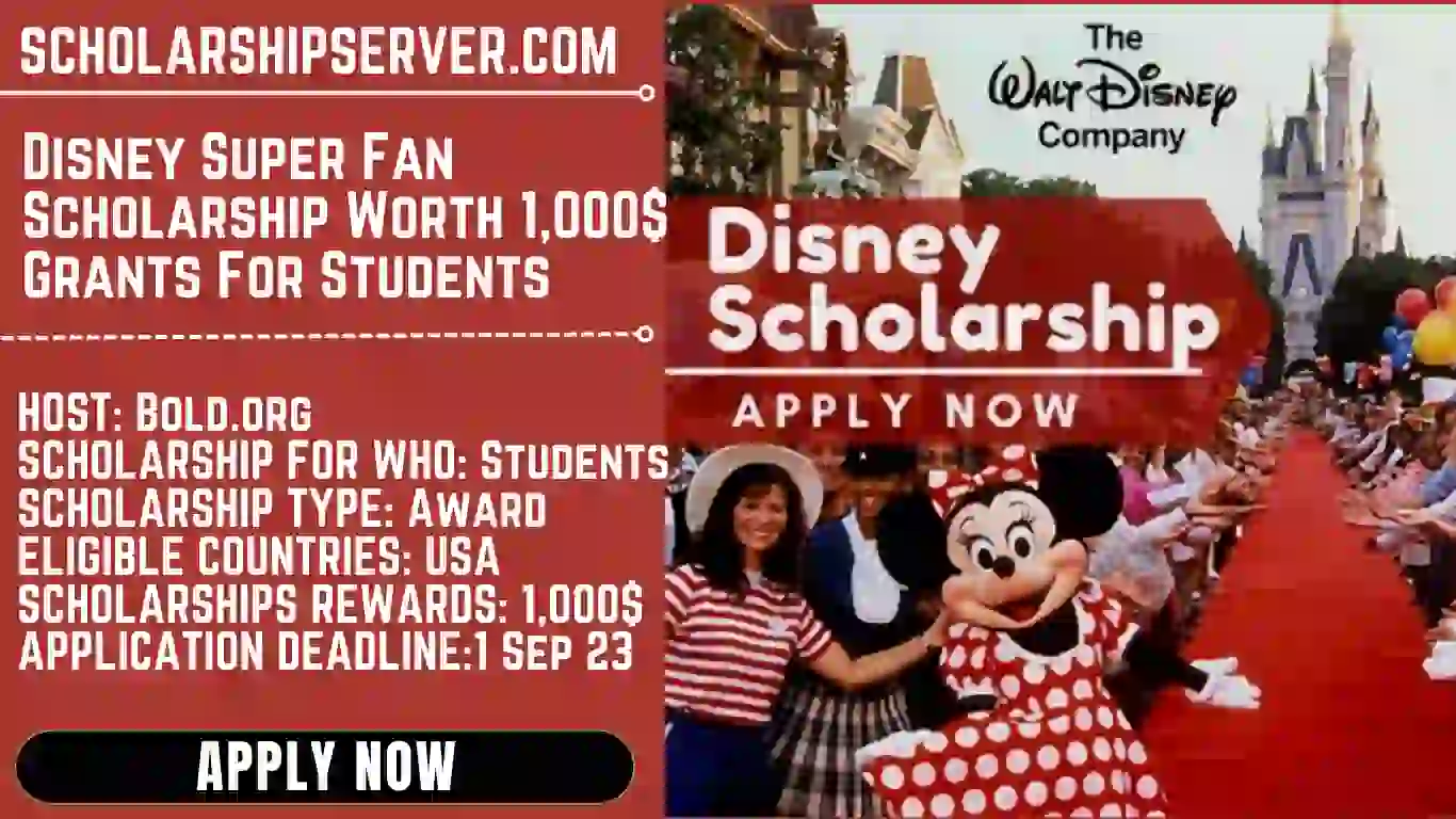 Disney Super Fan Scholarship