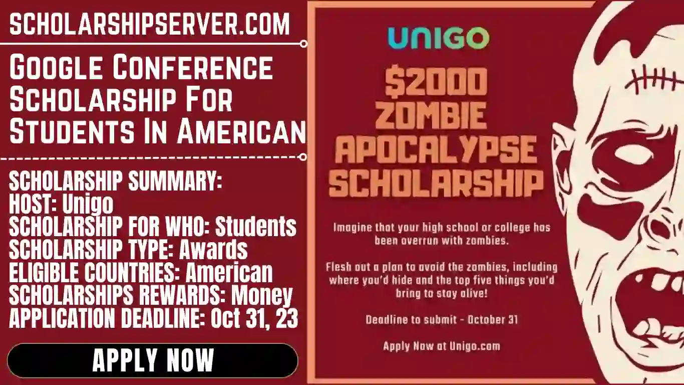 Zombie Apocalypse Scholarships