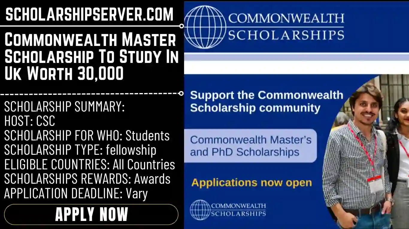 Commonwealth Master Scholarship