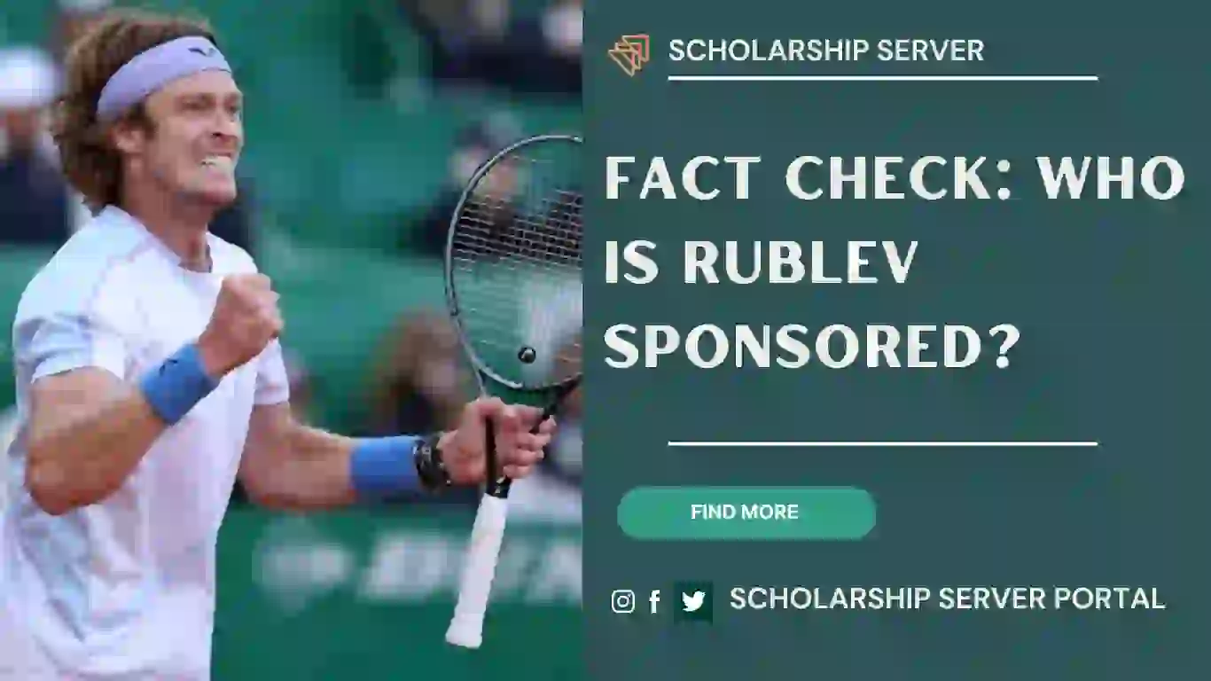 FACT CHECK: Who Is Rublev Sponsored?