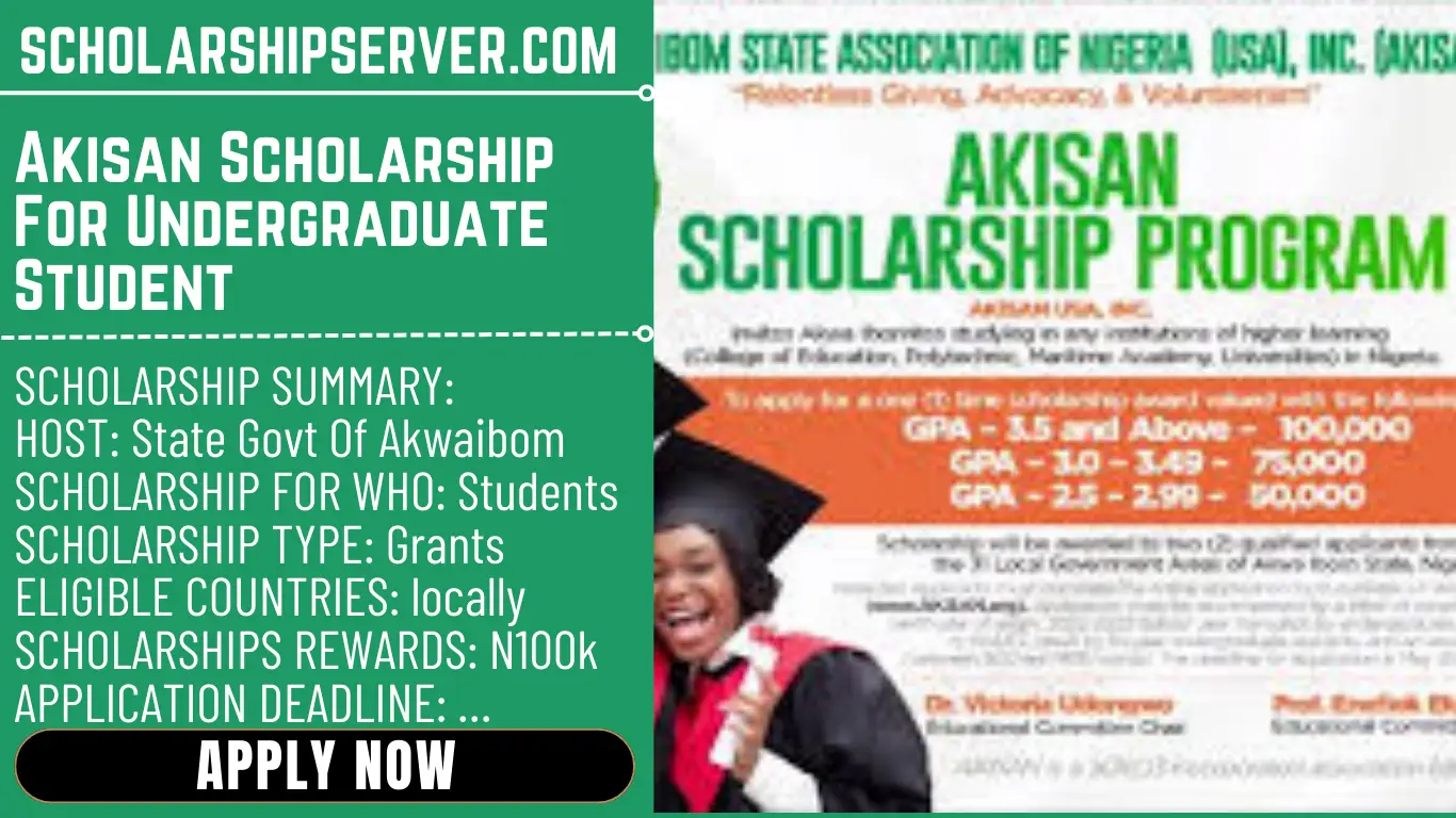 Akisan Scholarship For Undergraduate Student 