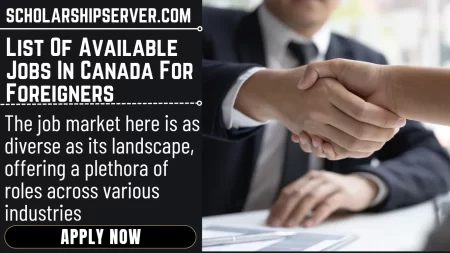 List Of Jobs In Canada For Foreigners